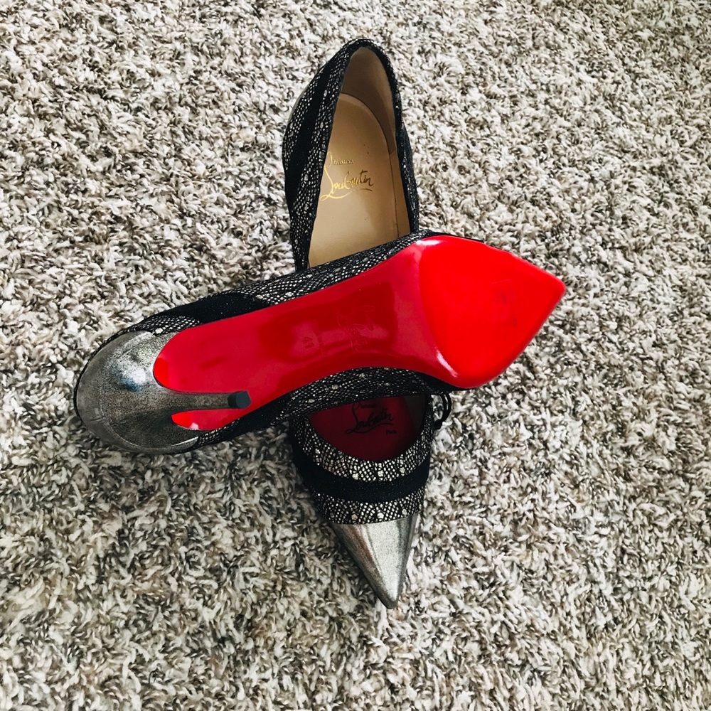 Sparkly Louboutin heels